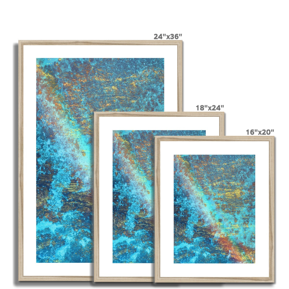 Ocean Gold | Framed & Mounted Print