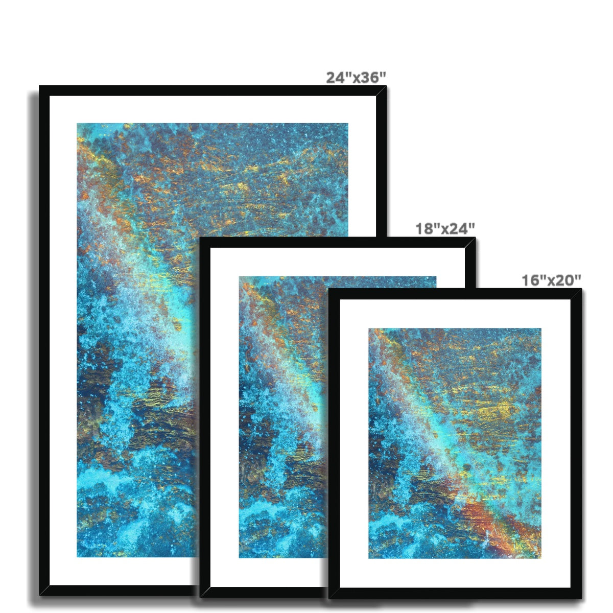 Ocean Gold | Framed & Mounted Print