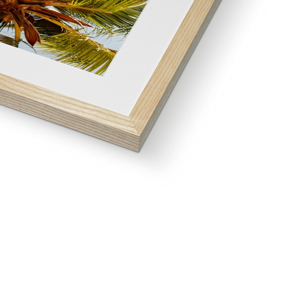 Tropical Flower | Gerahmter & aufgezogener Druck